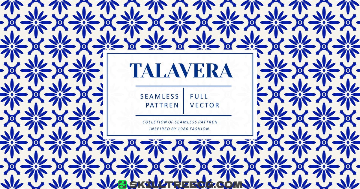 Talavera Seamless Pattern（096181）-技能树